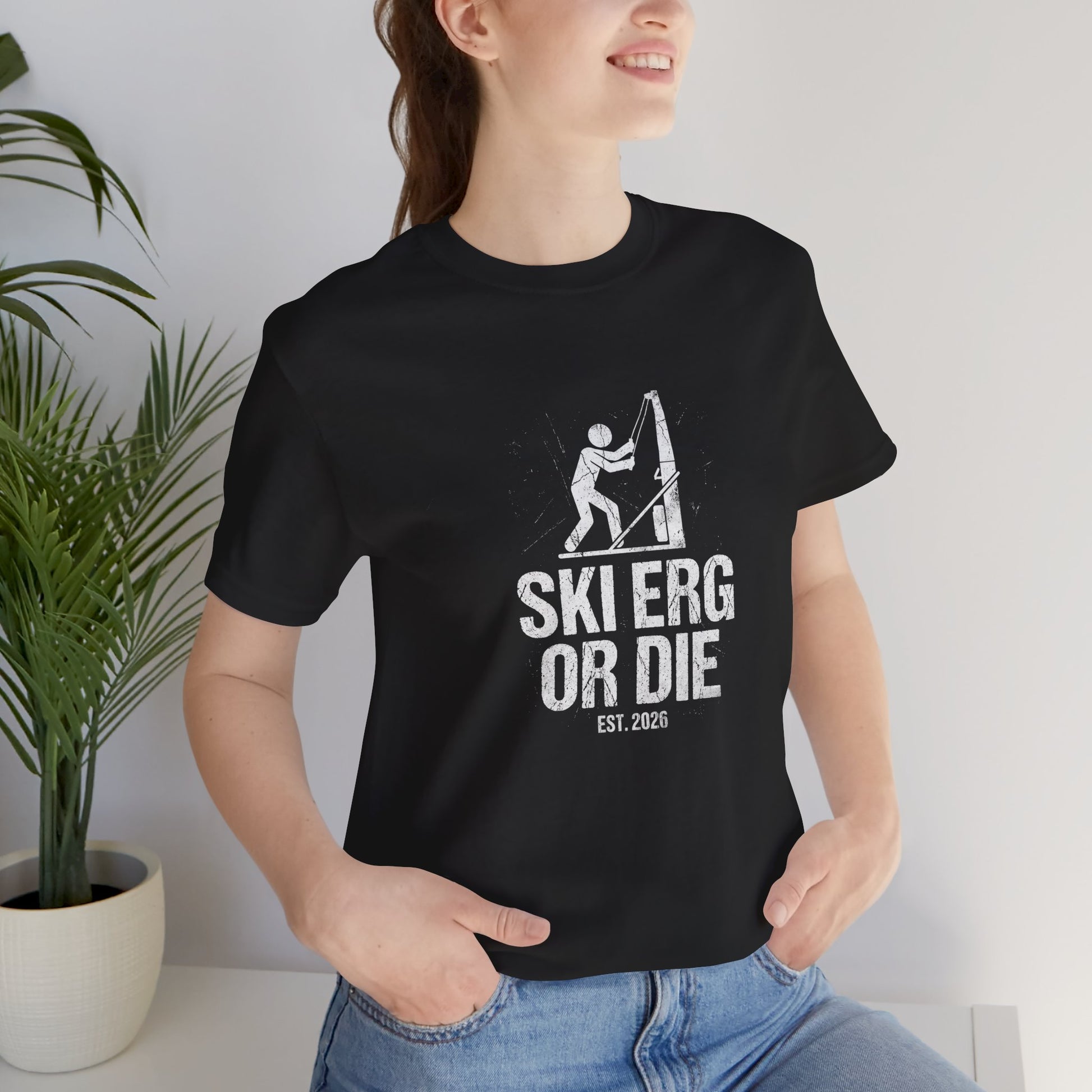 Tee Ski Erg Or Die — vue côté | HybridDept