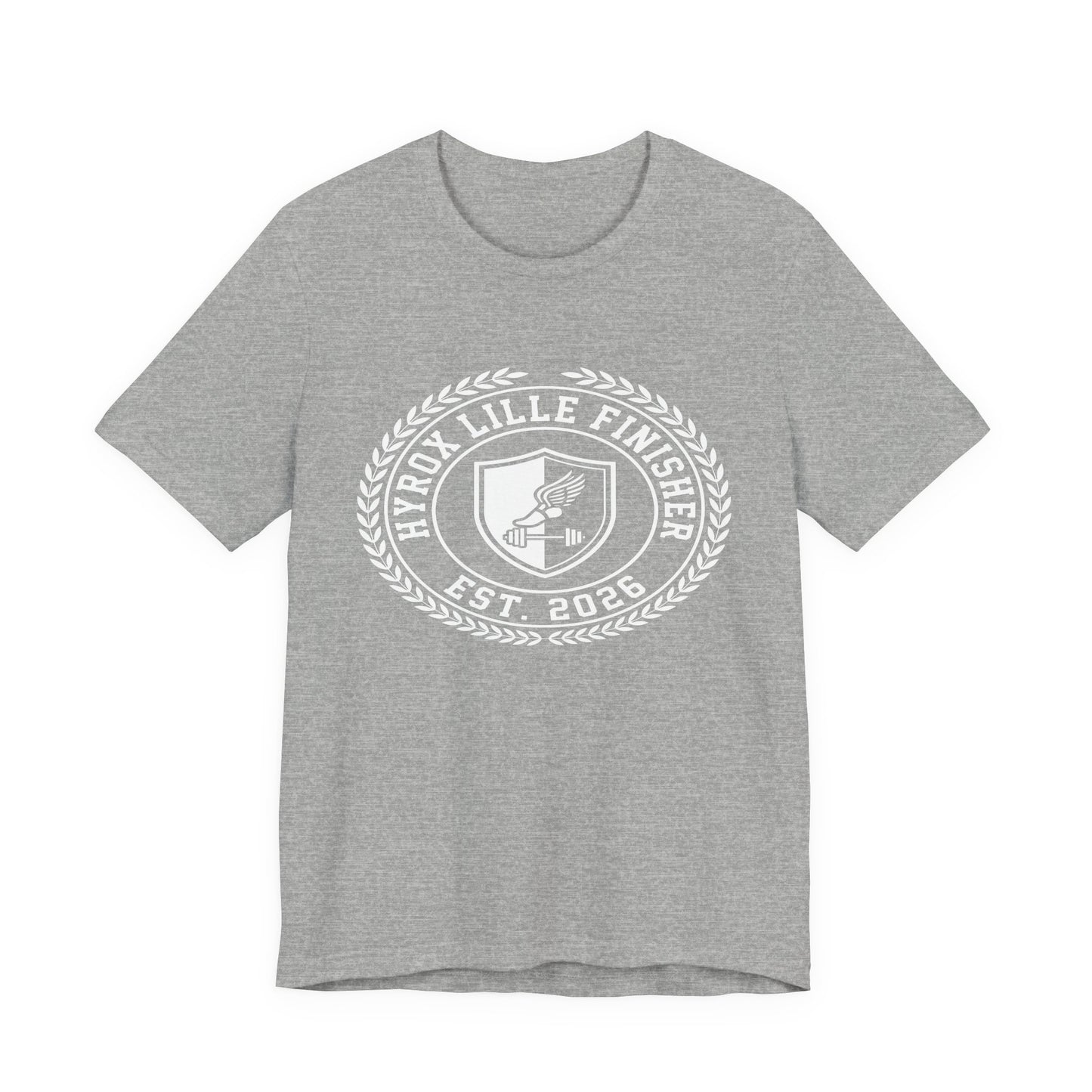 Tee HYROX Lille Finisher — détail inscription | hybriddept