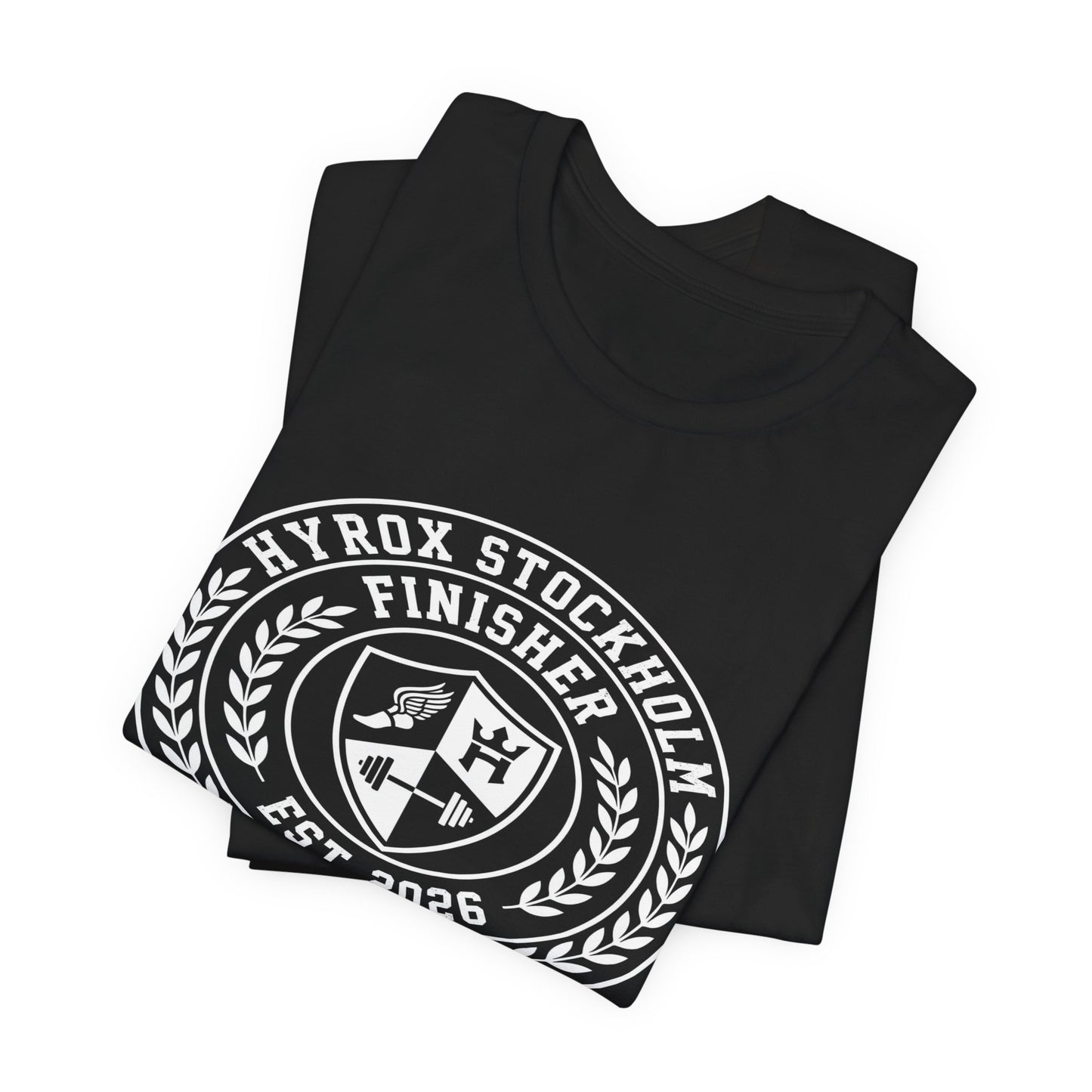 Tee HYROX Stockholm Finisher — photo produit | HybridDept