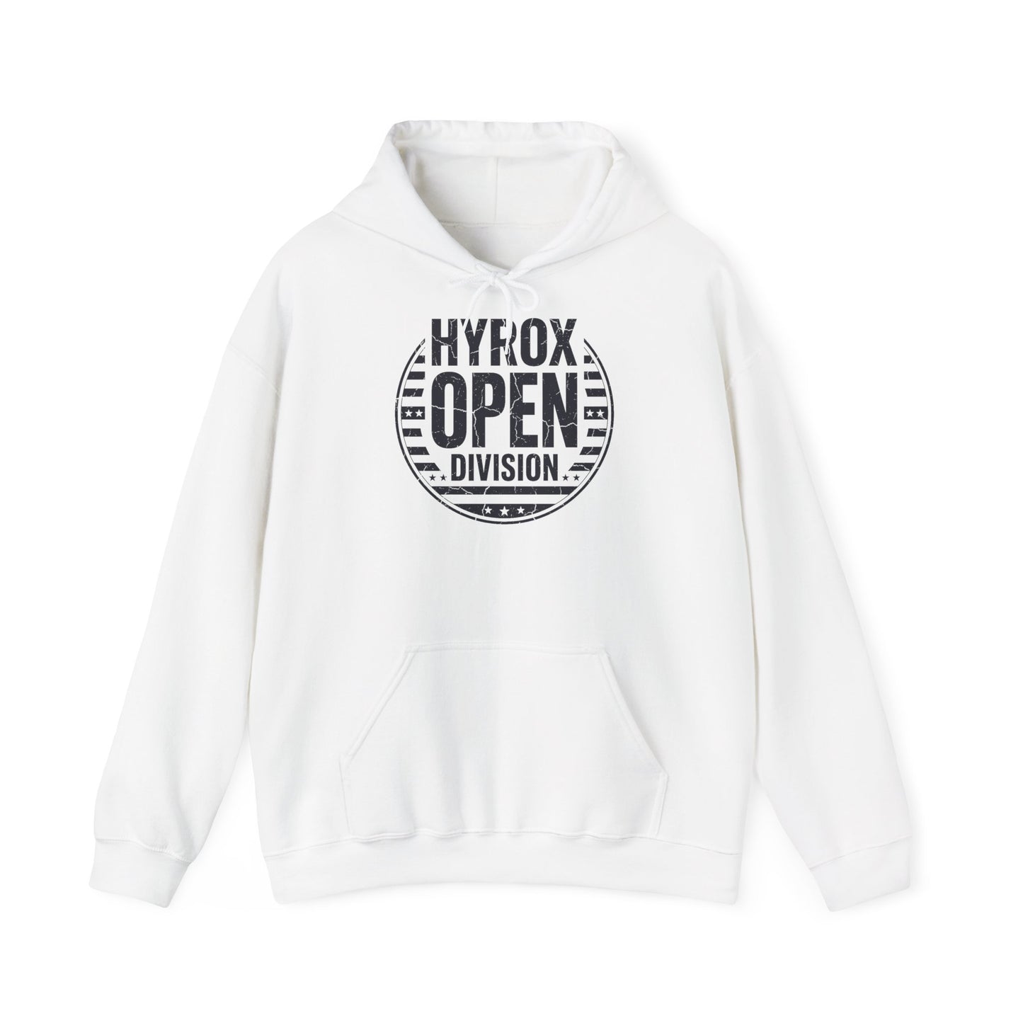 Hoodie HYROX Open — back view | hybriddept