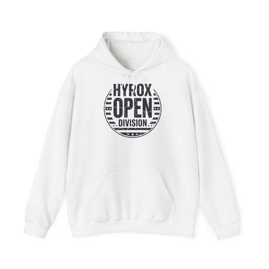 Hoodie HYROX Open — back view | hybriddept