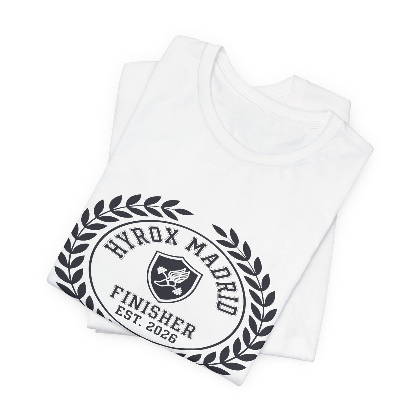 Tee HYROX Madrid Finisher — photo produit | HybridDept
