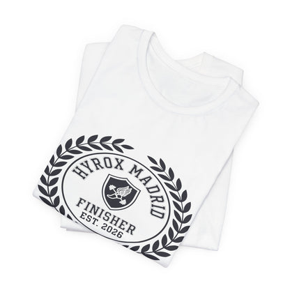 Tee HYROX Madrid Finisher — photo produit | HybridDept