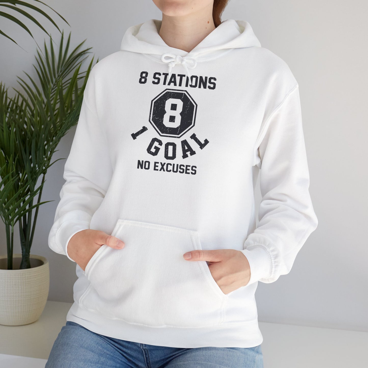 Hoodie 8 Stations 1 Goal — photo produit | HybridDept