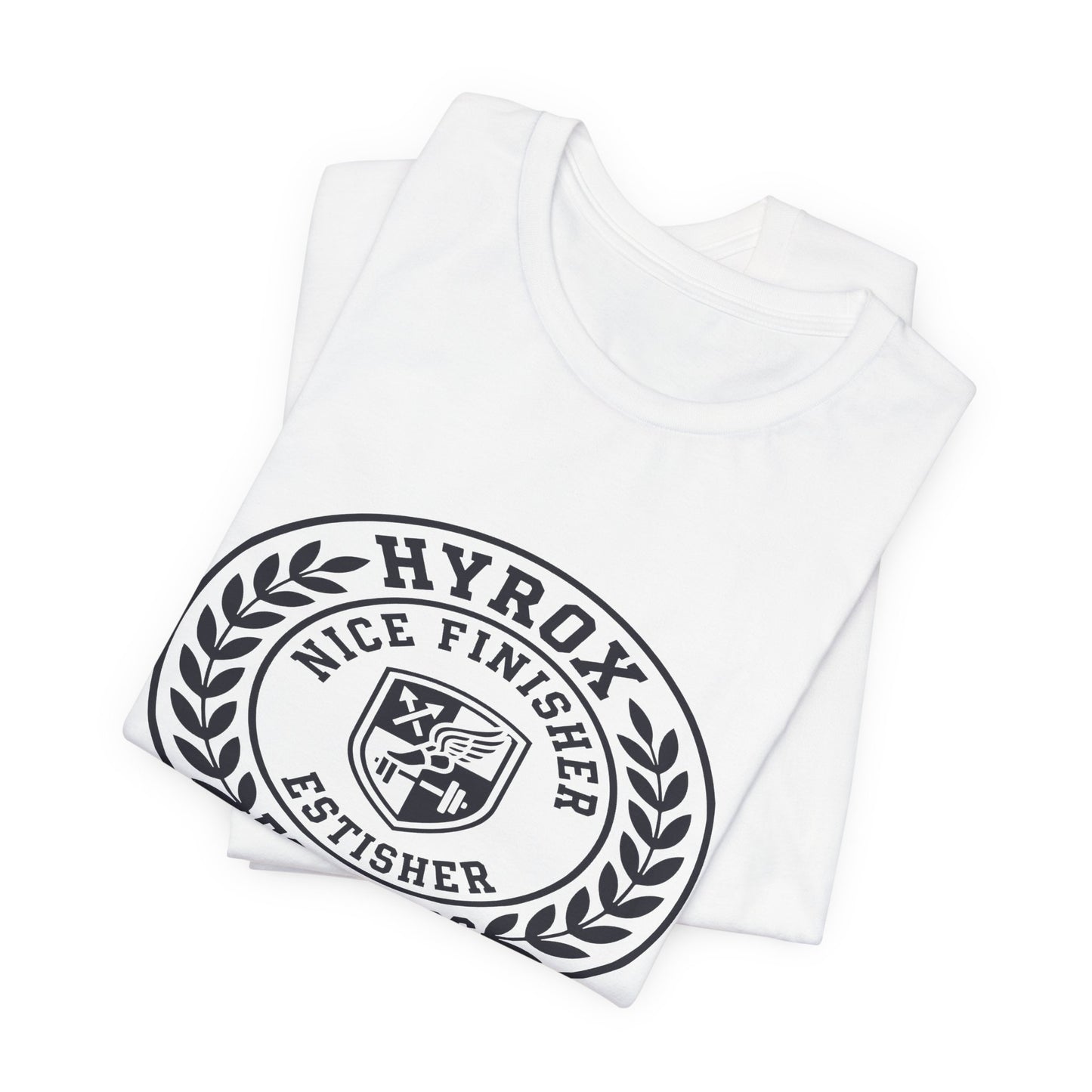 Tee HYROX Nice Finisher — fabric detail | hybriddept