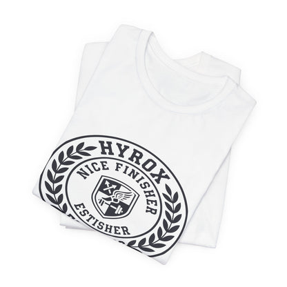 Tee HYROX Nice Finisher — fabric detail | hybriddept
