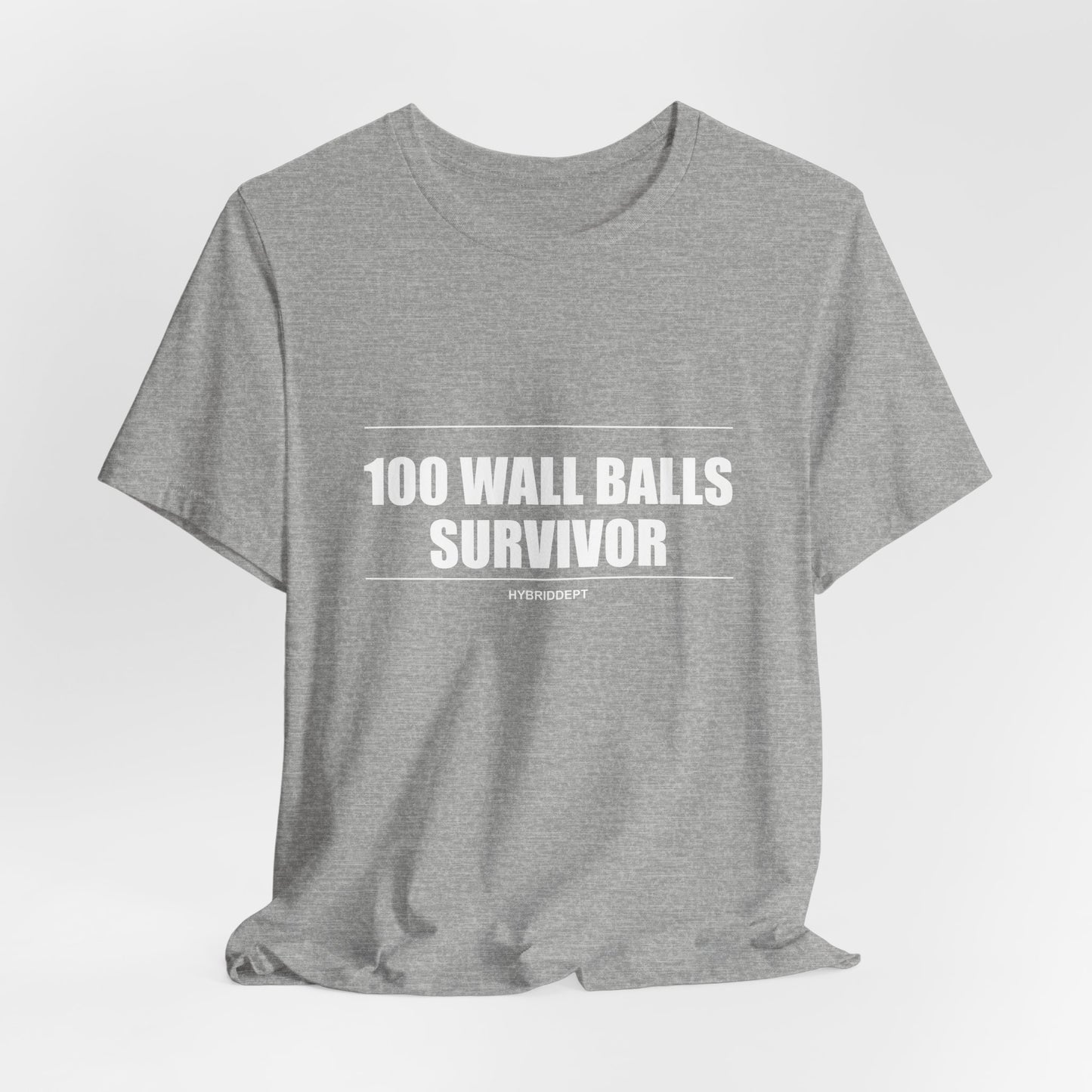 Tee 100 Wall Balls Survivor — photo produit | HybridDept