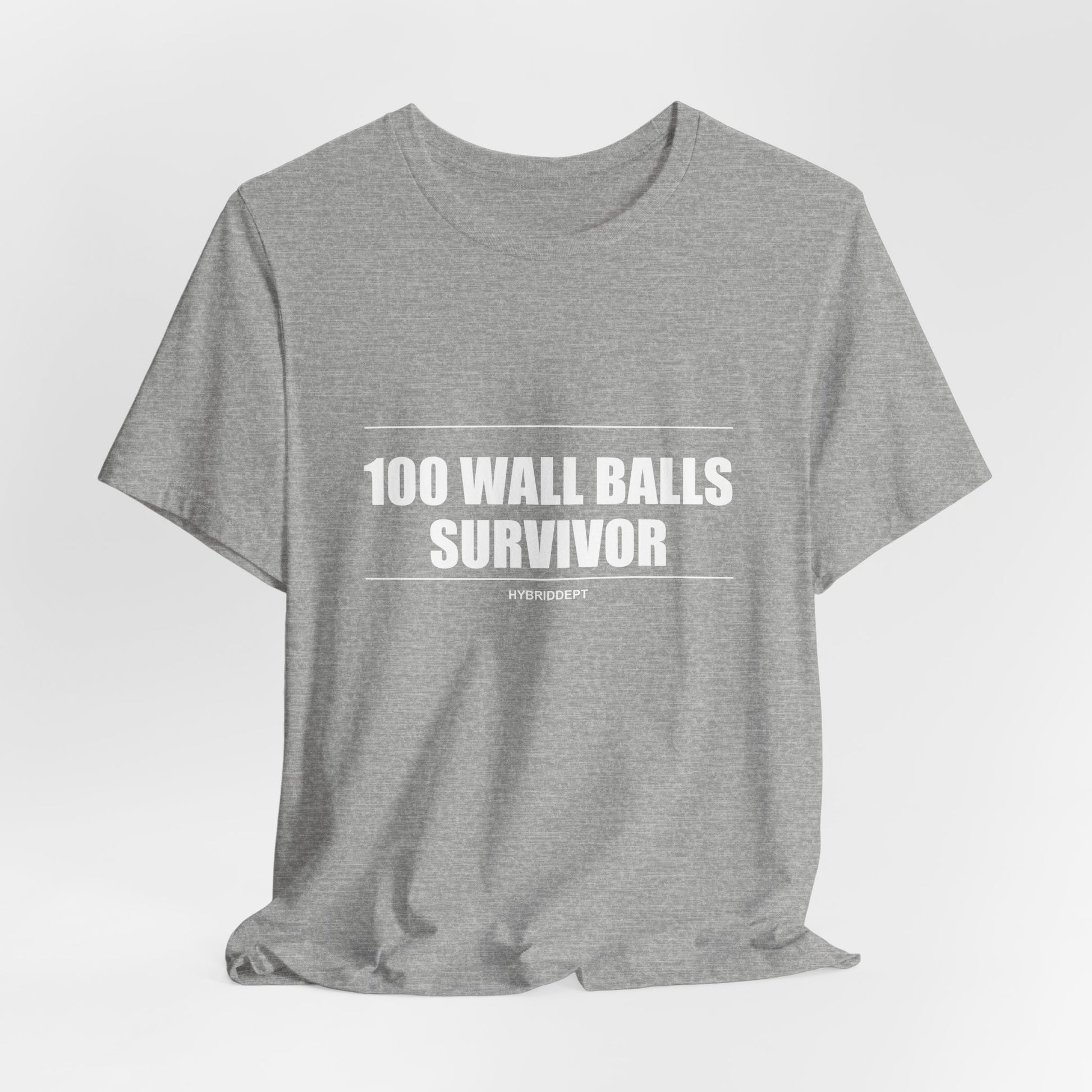 Tee 100 Wall Balls Survivor — photo produit | HybridDept