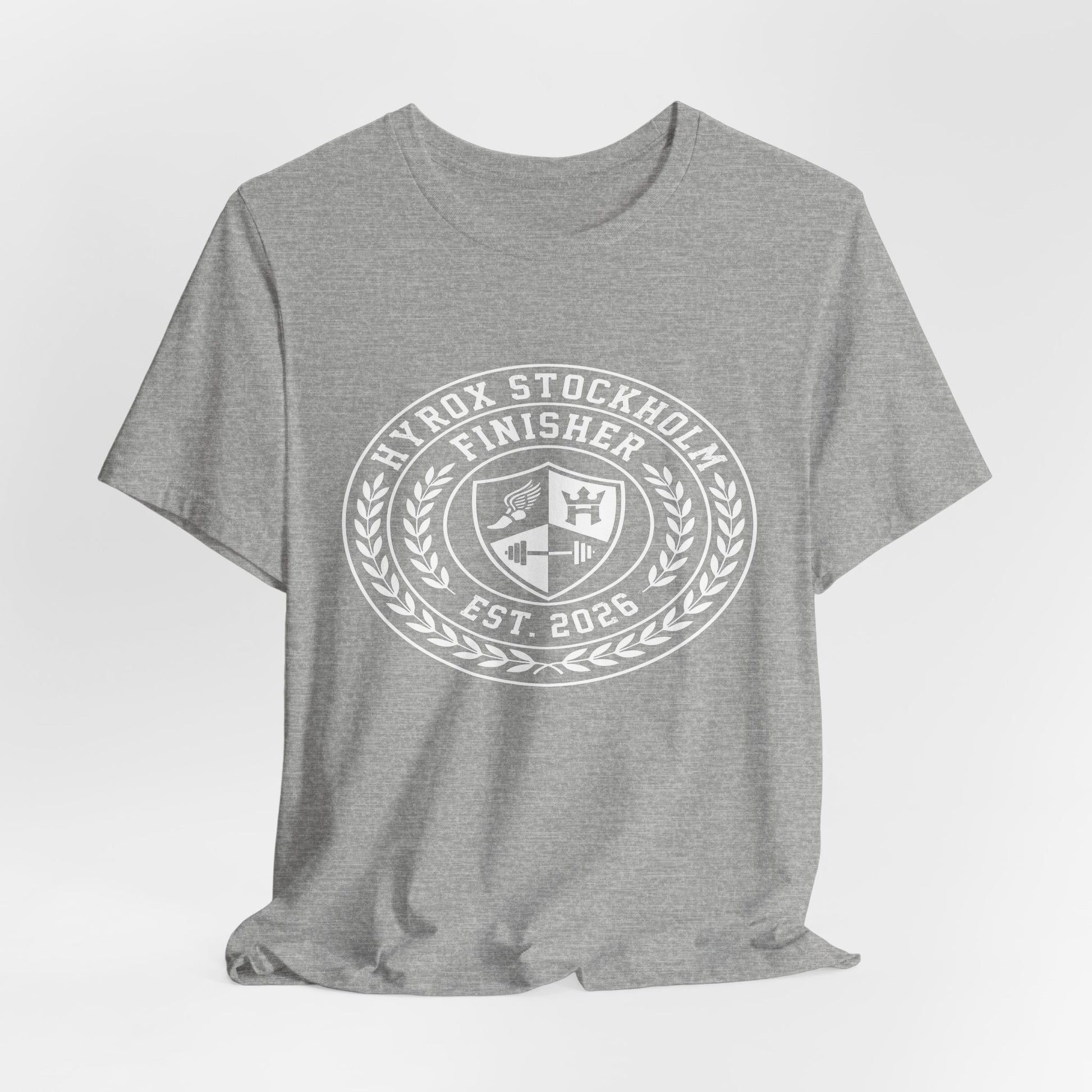 Tee HYROX Stockholm Finisher — photo produit | HybridDept