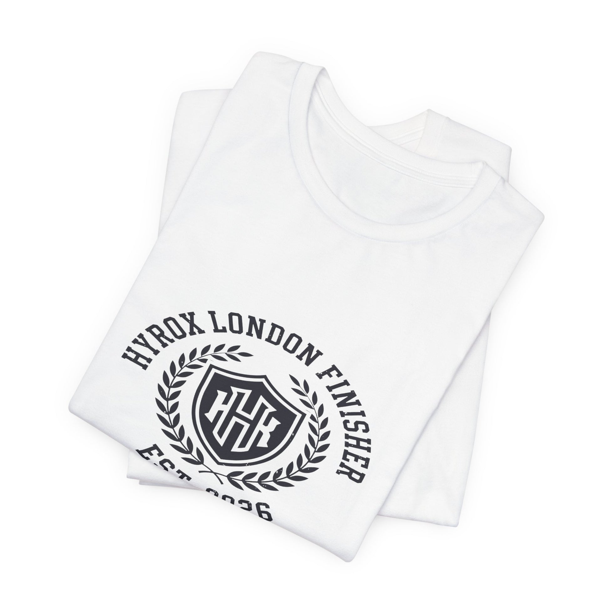 Tee HYROX London Finisher — détail matière | HybridDept