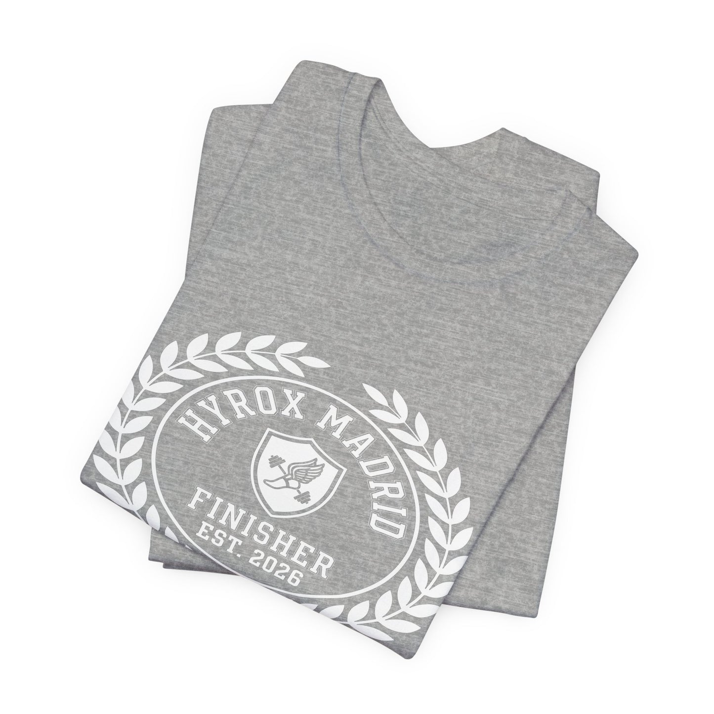 Tee HYROX Madrid Finisher — photo produit | HybridDept