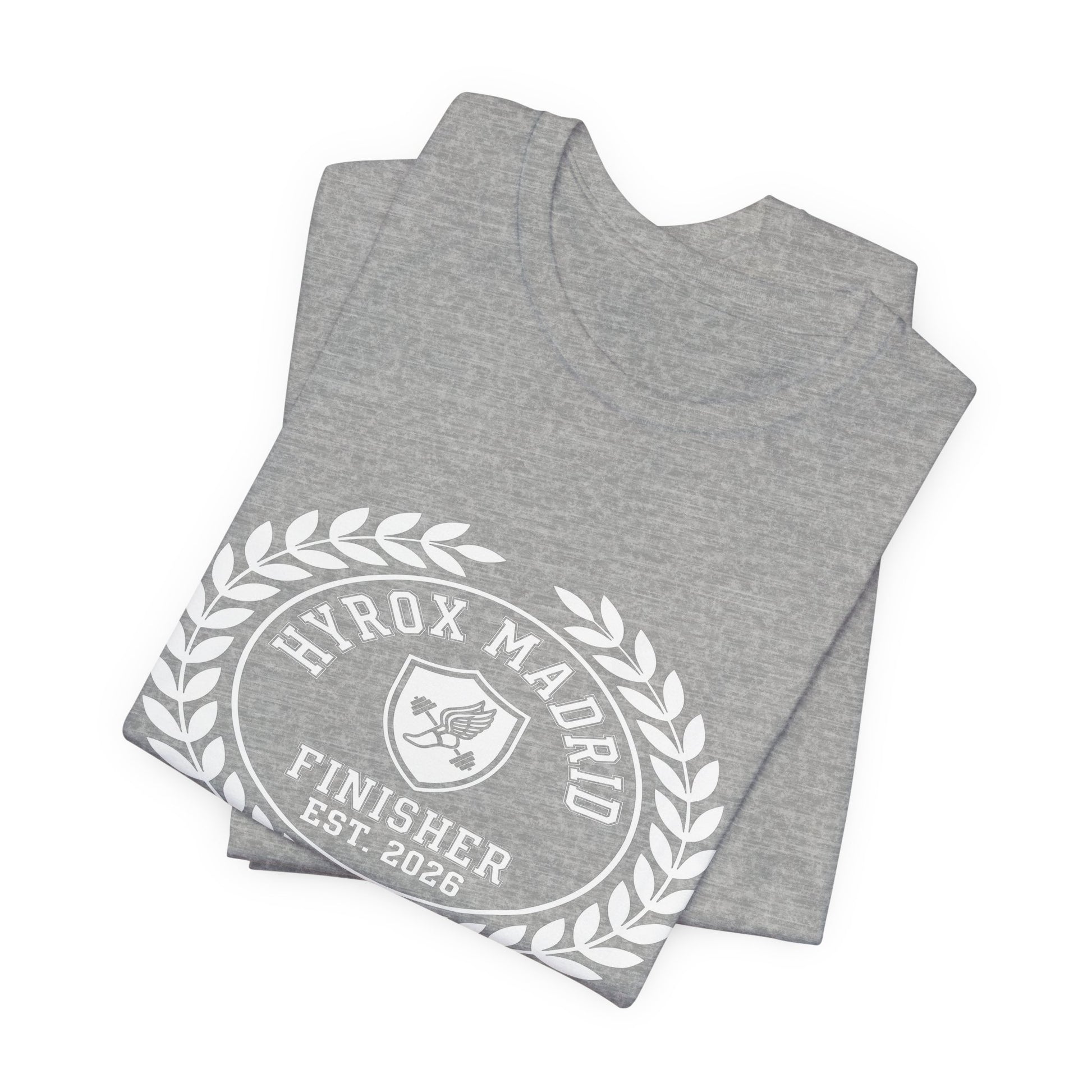 Tee HYROX Madrid Finisher — photo produit | HybridDept