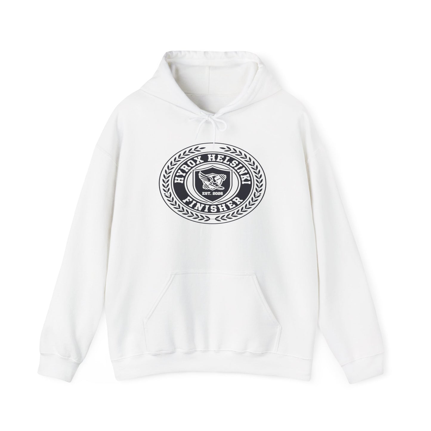 Hoodie HYROX Helsinki Finisher — back view | hybriddept