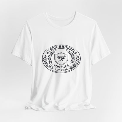 Tee HYROX Brussels Finisher — side view | hybriddept