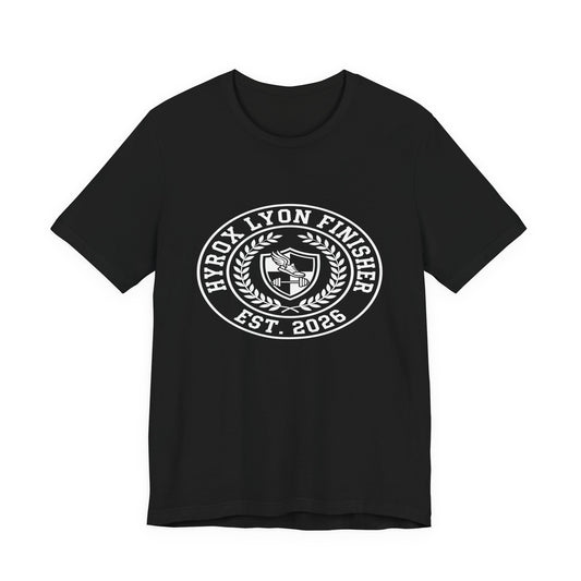Tee HYROX Lyon Finisher — front view | hybriddept