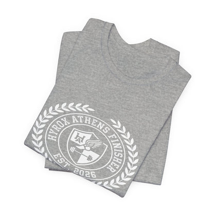 Tee HYROX Athens Finisher — photo produit | HybridDept