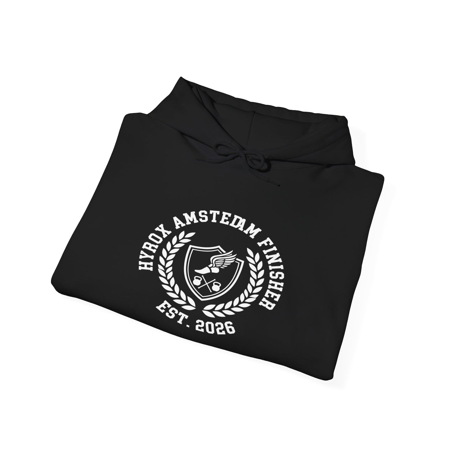 Hoodie HYROX Amsterdam Finisher — photo produit | HybridDept