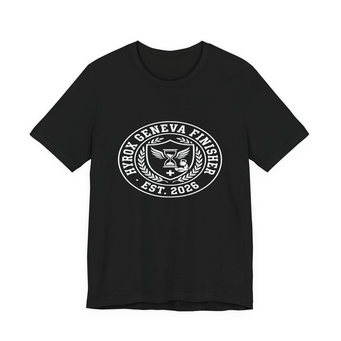 Tee HYROX Geneva Finisher — front view | hybriddept