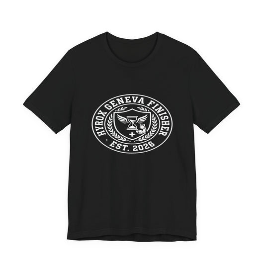 Tee HYROX Geneva Finisher — front view | hybriddept