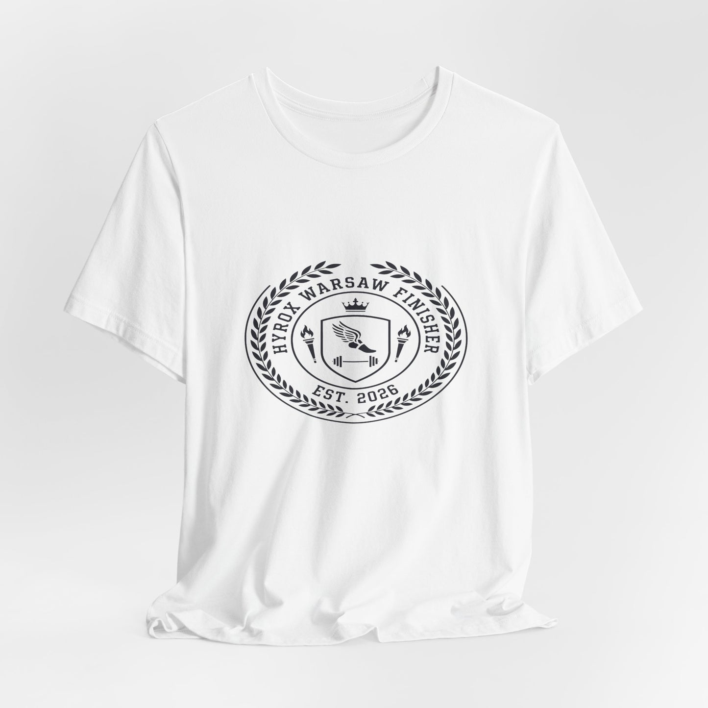 Tee HYROX Warsaw Finisher — side view | hybriddept