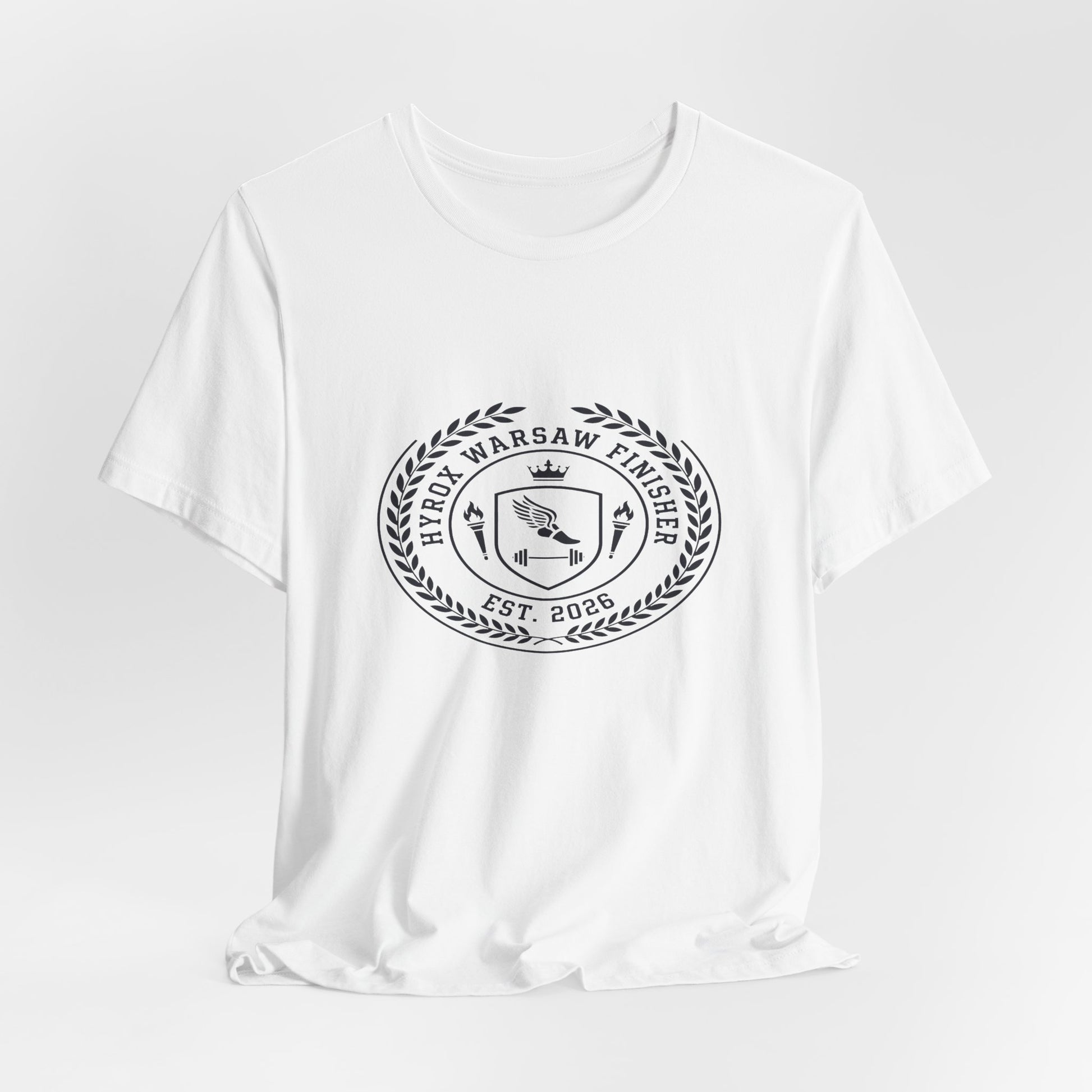 Tee HYROX Warsaw Finisher — side view | hybriddept