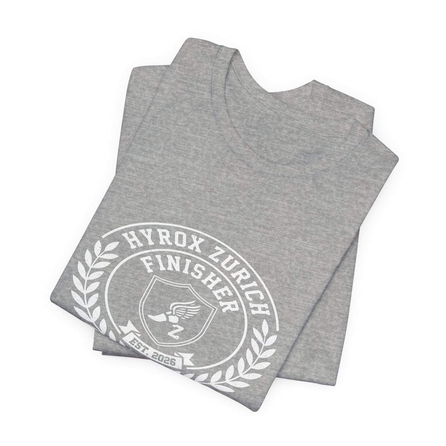 Tee HYROX Zurich Finisher — photo produit | HybridDept