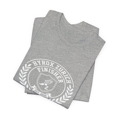 Tee HYROX Zurich Finisher — photo produit | HybridDept