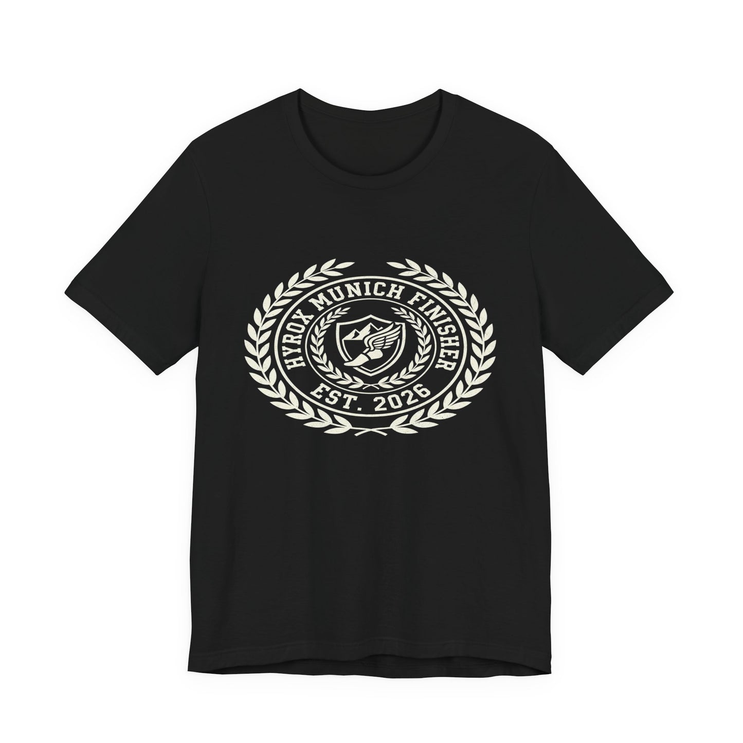 Tee HYROX Munich Finisher — front view | hybriddept