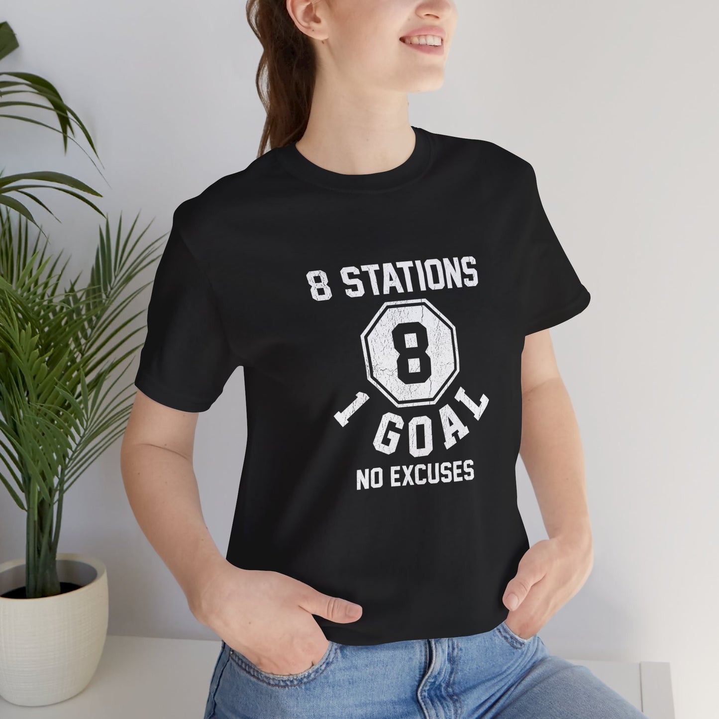 Tee 8 Stations 1 Goal — vue côté | HybridDept