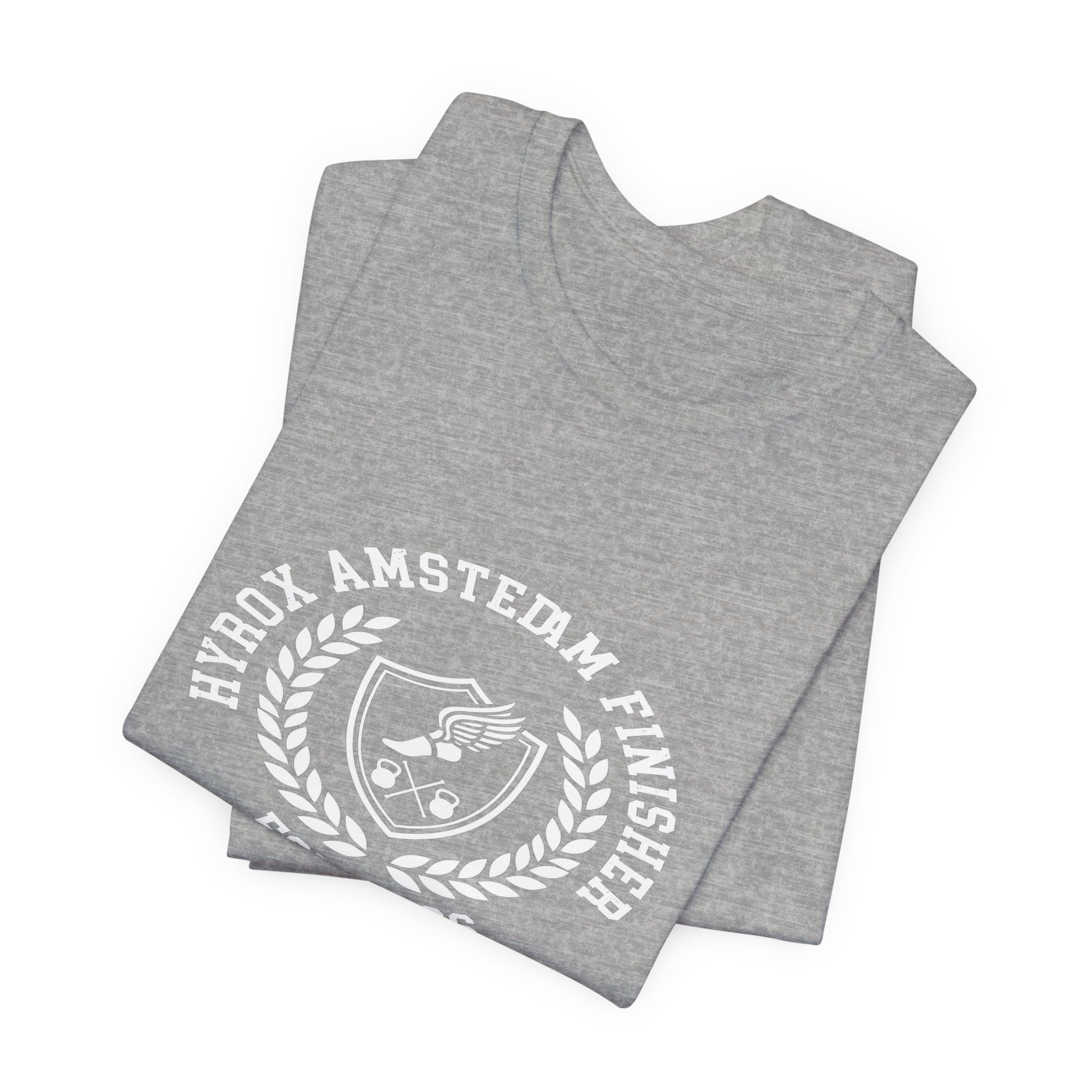 Tee HYROX Amsterdam Finisher — photo produit | HybridDept