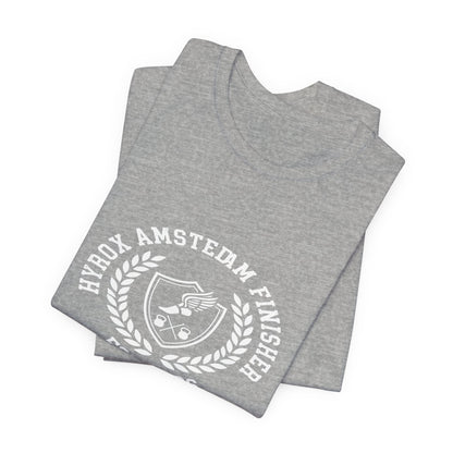 Tee HYROX Amsterdam Finisher — photo produit | HybridDept