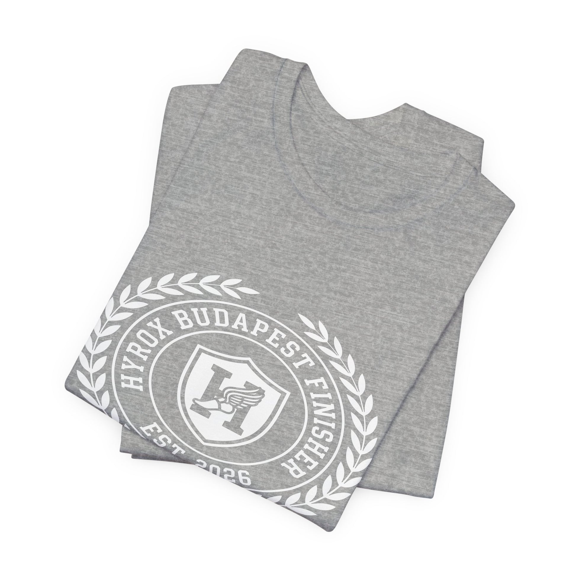 Tee HYROX Budapest Finisher — photo produit | HybridDept