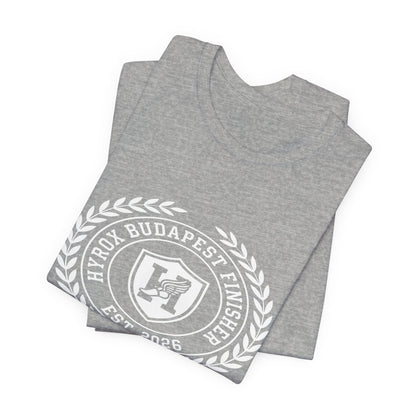 Tee HYROX Budapest Finisher — photo produit | HybridDept