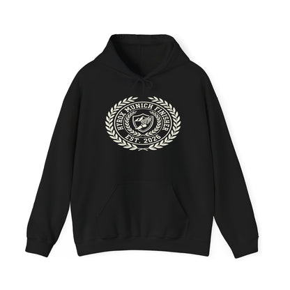 Hoodie HYROX Munich Finisher — back view | hybriddept