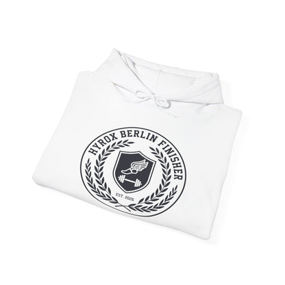 Hoodie HYROX Berlin Finisher — side view | hybriddept