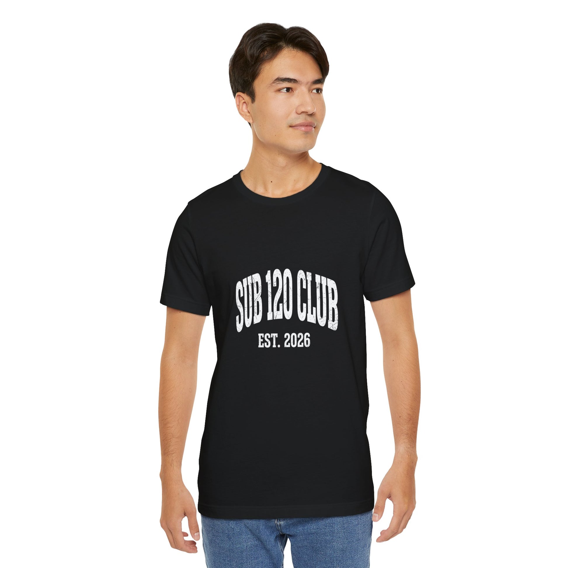 Tee SUB 120 Club — flat lay light background | hybriddept
