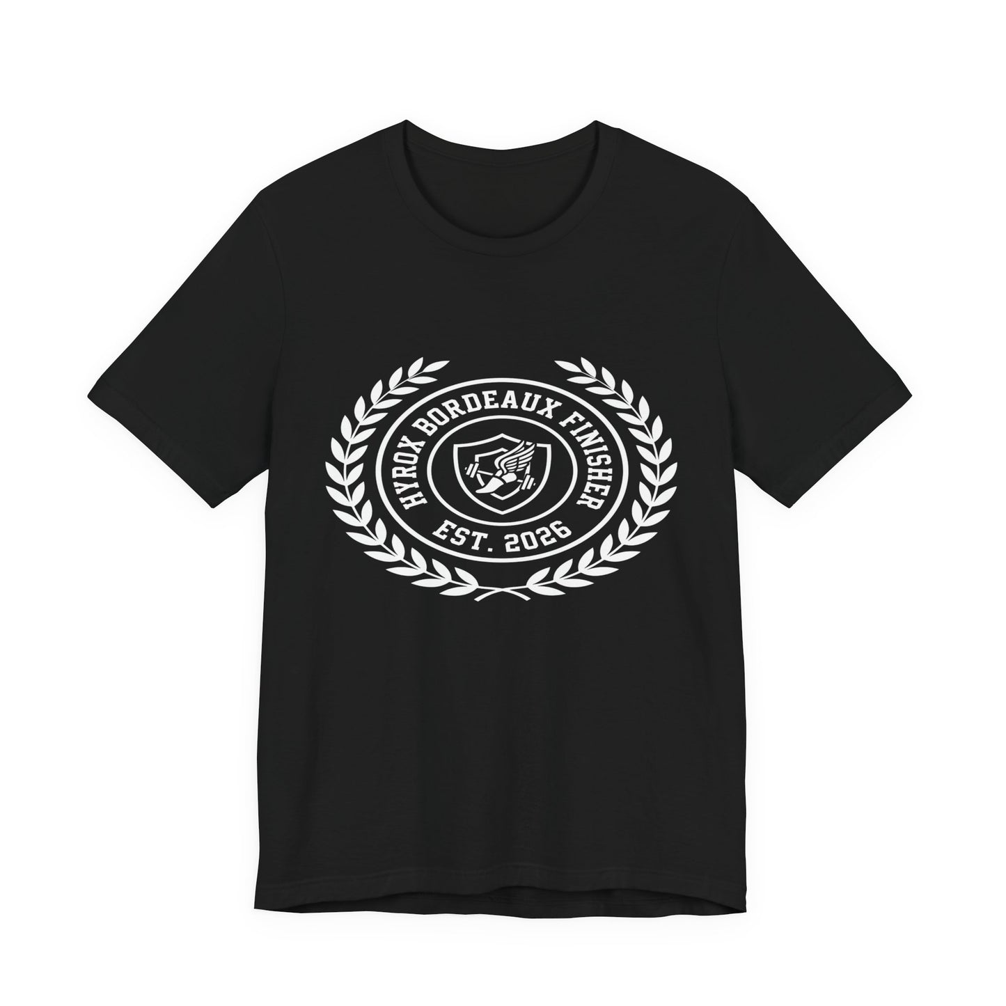 Tee HYROX Bordeaux Finisher — front view | hybriddept