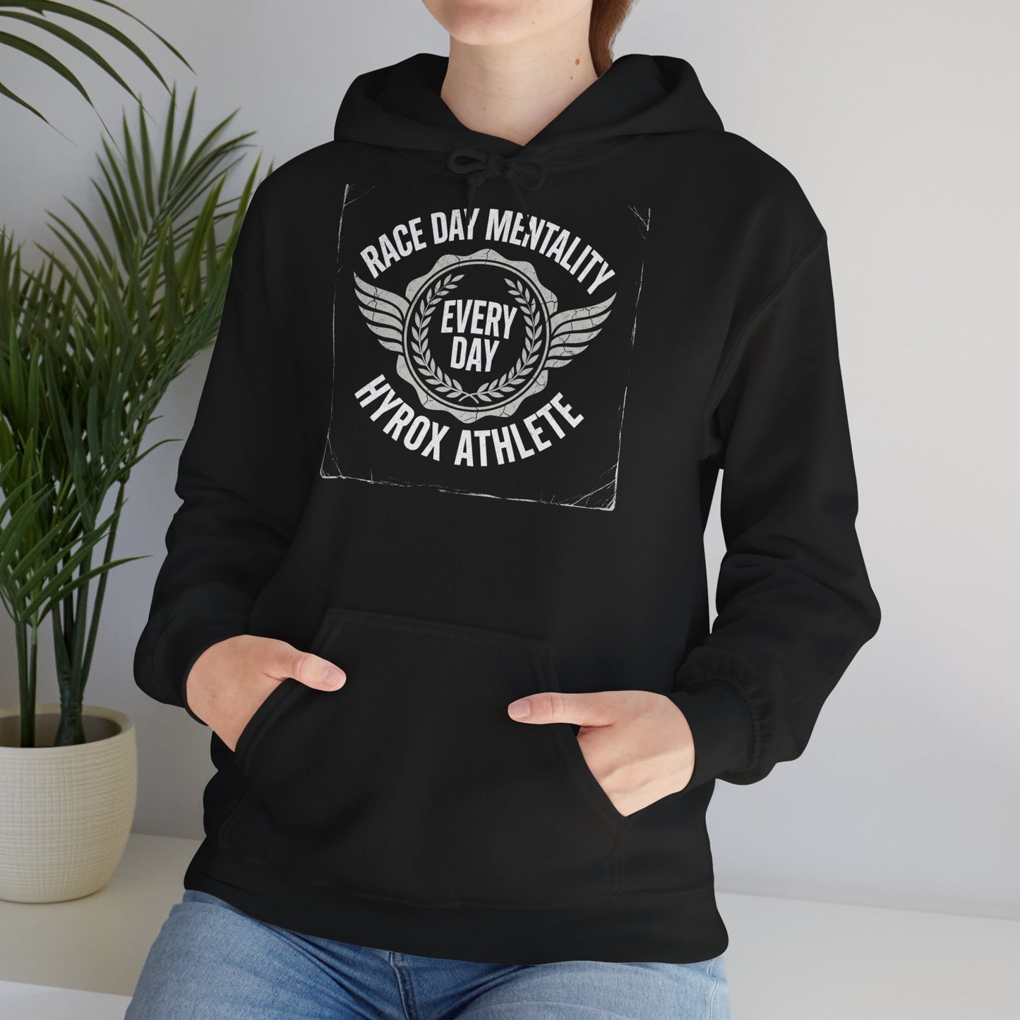Hoodie Race Day Mentality — side view | hybriddept