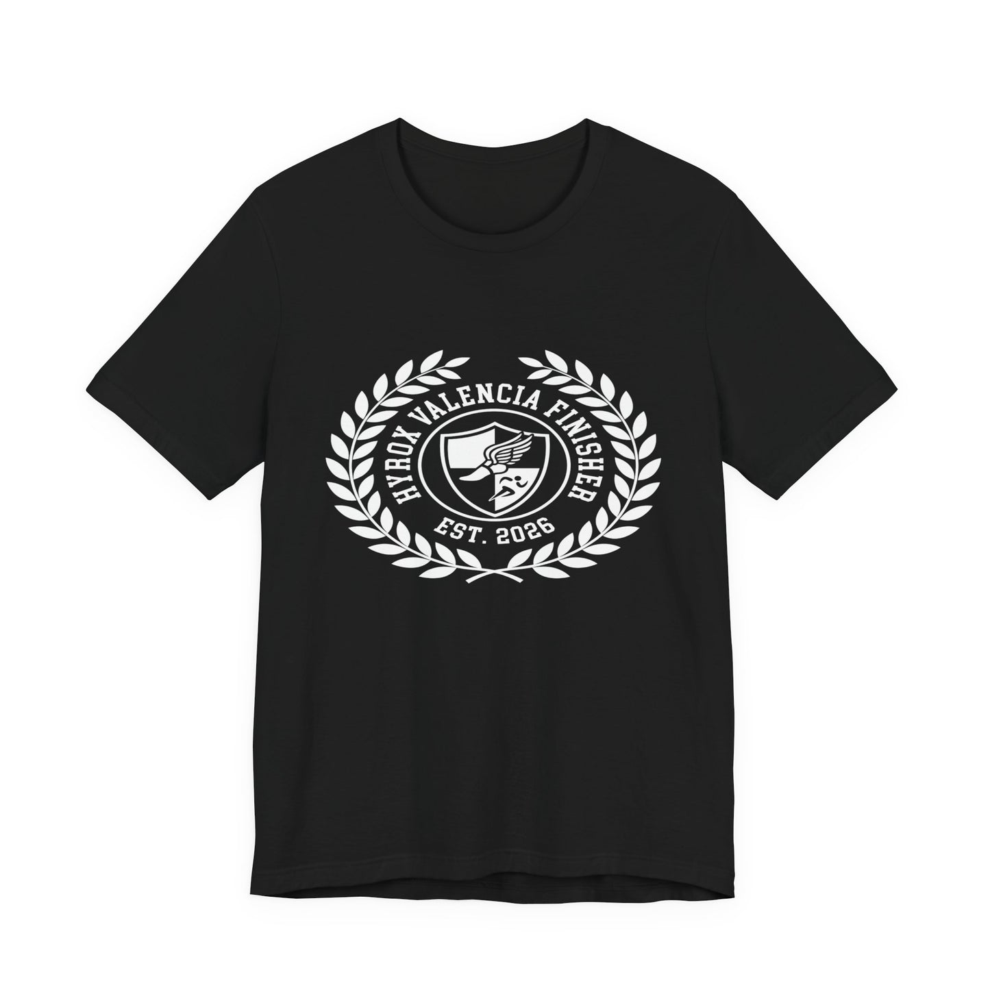 Tee HYROX Valencia Finisher — vue de face | HybridDept