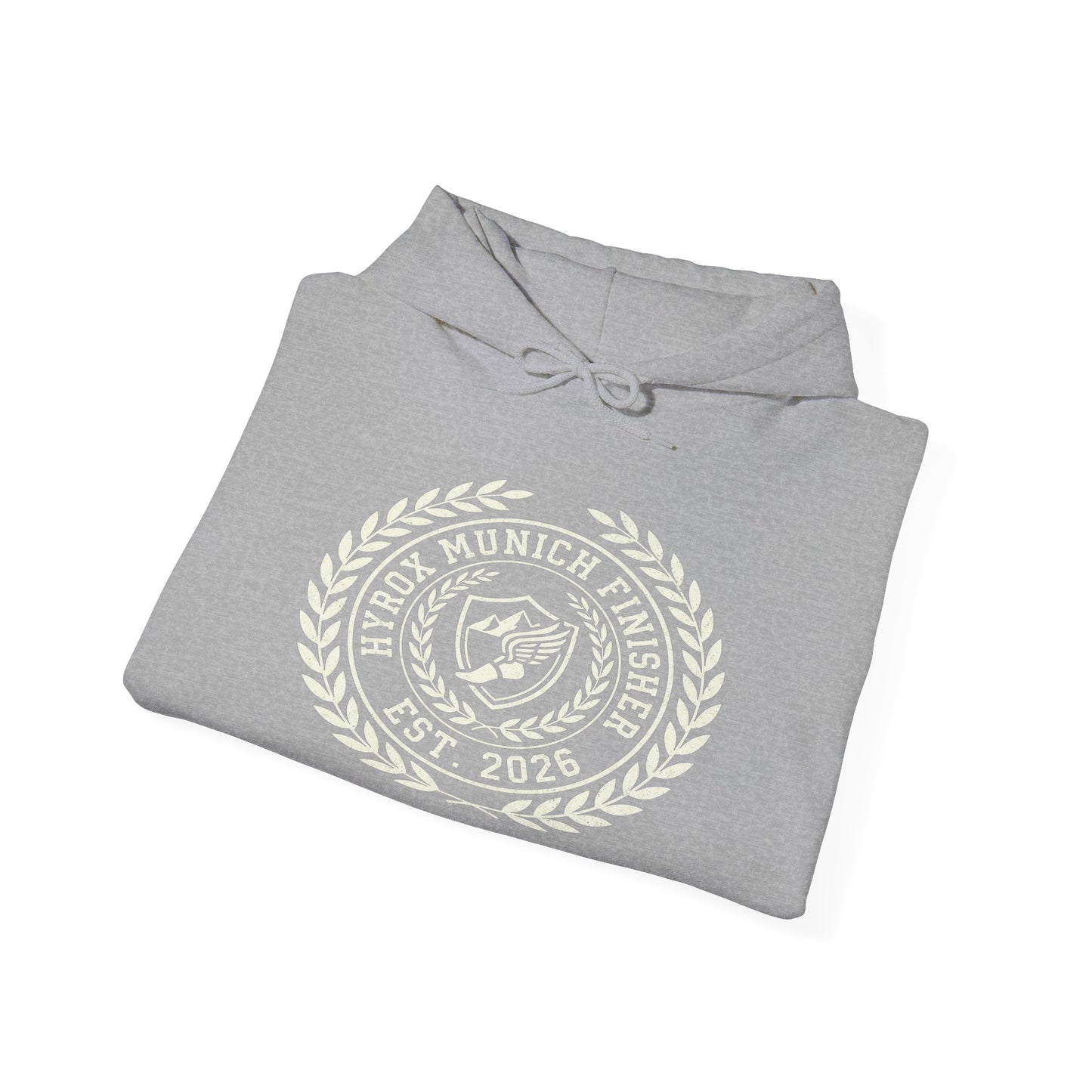Hoodie HYROX Munich Finisher — photo produit | HybridDept