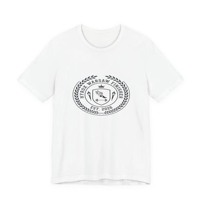 Tee HYROX Warsaw Finisher — détail inscription | hybriddept
