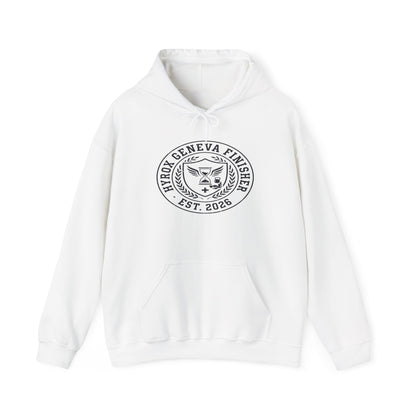 Hoodie HYROX Geneva Finisher — back view | hybriddept