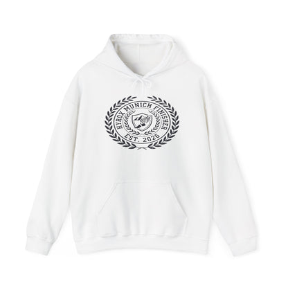 Hoodie HYROX Munich Finisher — détail inscription | hybriddept