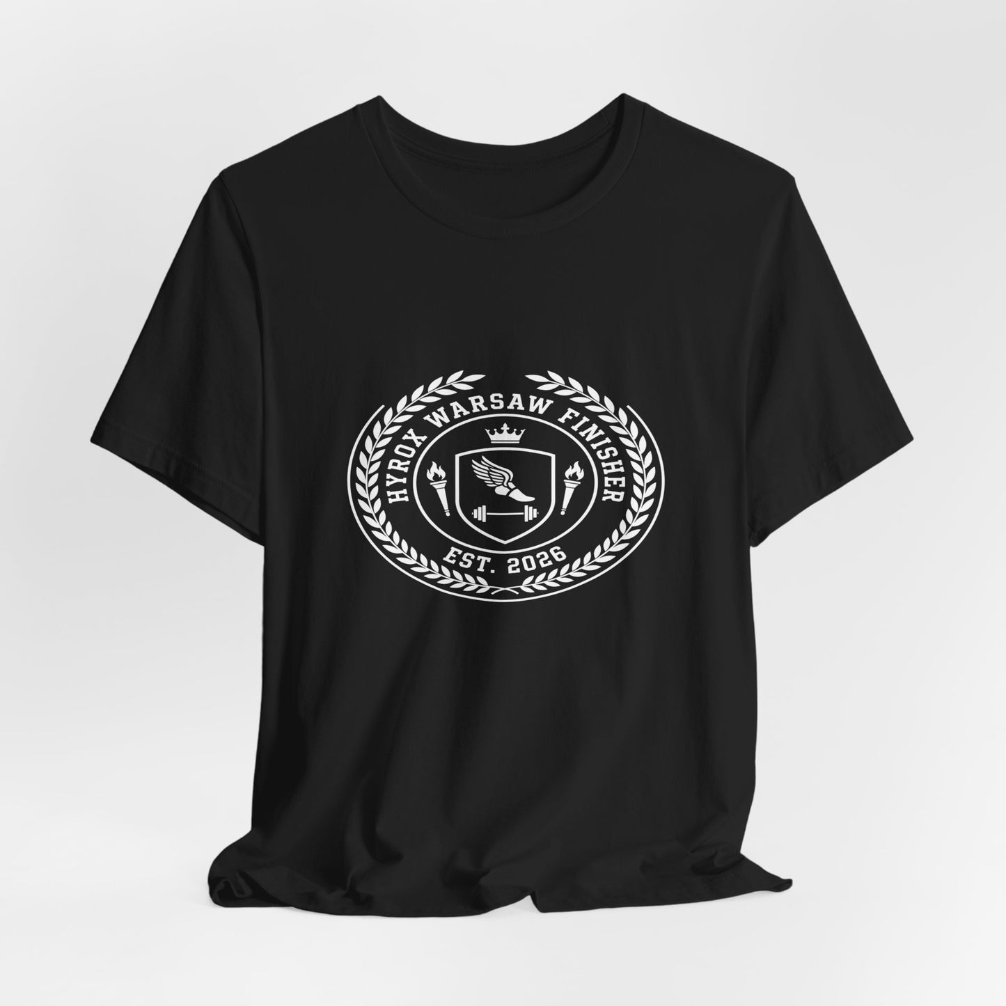 Tee HYROX Warsaw Finisher — photo produit | HybridDept
