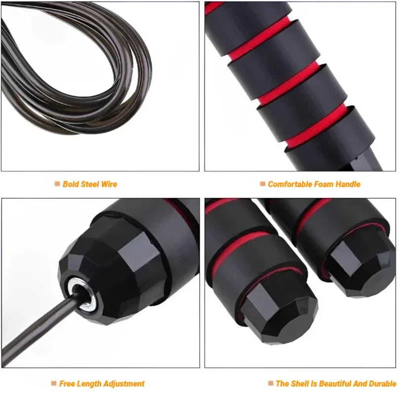 Adjustable Speed Jump Rope - HYROX Cardio Training