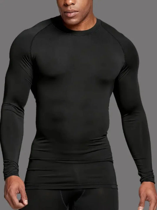 Men's Long Sleeve Compression Training Shirt | HybridDept