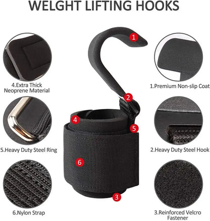 Weight Lifting Hook Grips & Wrist Wraps | HybridDept
