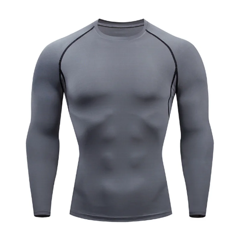 Men's Long Sleeve Compression Training Shirt | HybridDept