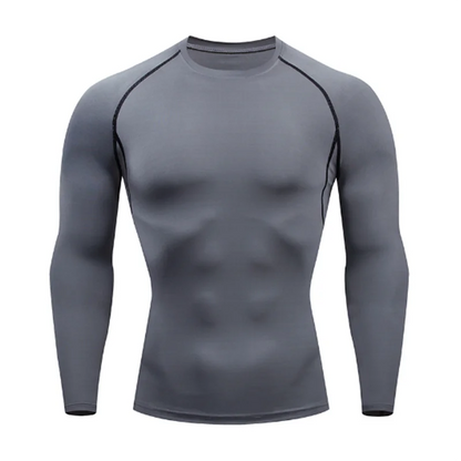 Men's Long Sleeve Compression Training Shirt | HybridDept