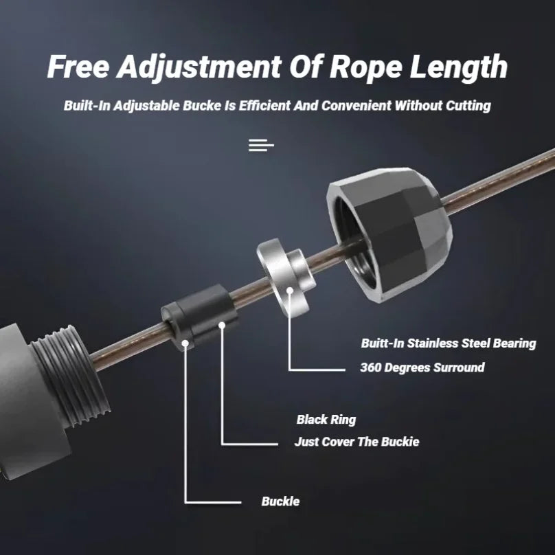 Adjustable Speed Jump Rope - HYROX Cardio Training